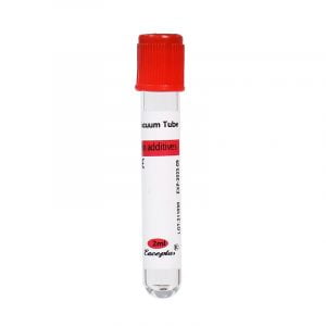 Additive free medical test tube for serum collection