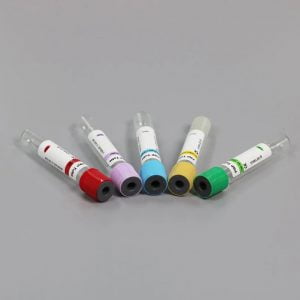 Disposable Medical Vacuum Blood Collection Tube Vials