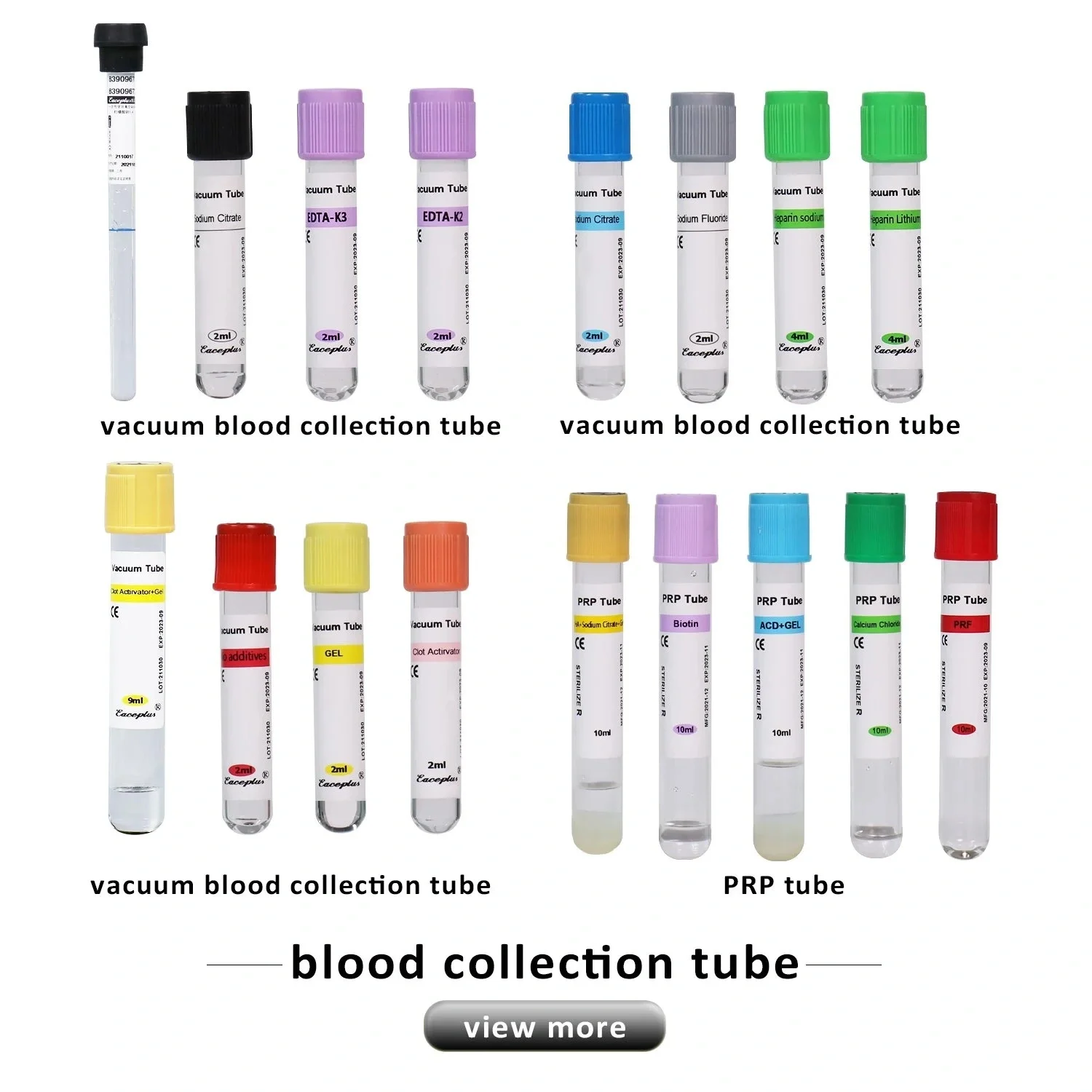 EDTA blood sampling tube disposable medical supplies (6)