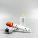 Ethylene oxide sterilized blood collection vessel