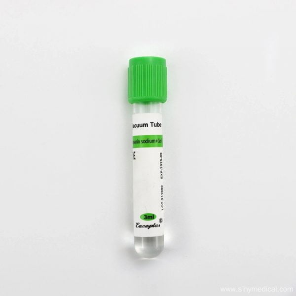 Heparin Tubes Glass Blood Collection Vessel