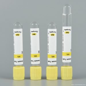 Yellow Cap Glass Pet Blood Collection Tubes