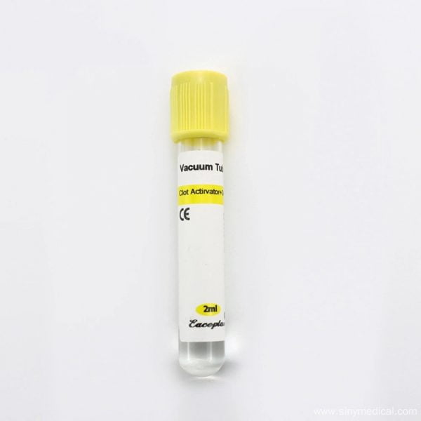 Yellow Top Disposable Product Vacuum Collection