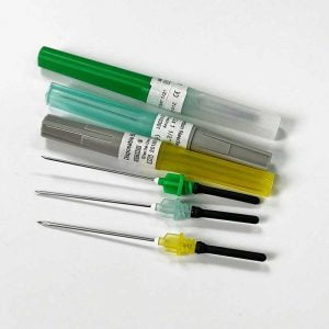 Blood collection needle for vacuum blood collection vessel