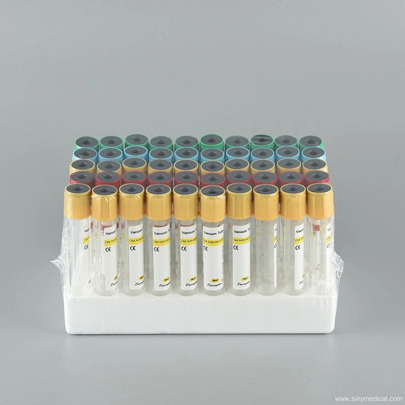 Custom collecting tube with gel + clot activator