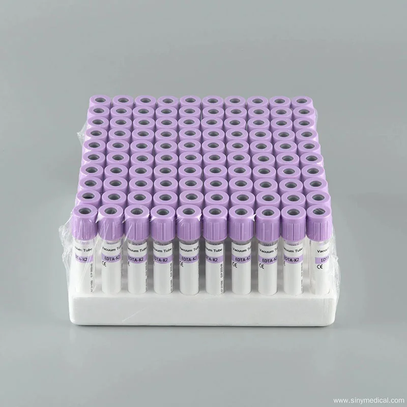 Disposable EDTA Vacuum Venous Blood Collection Tube