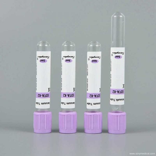 Disposable EDTA Vacuum Venous Blood Collection Tube