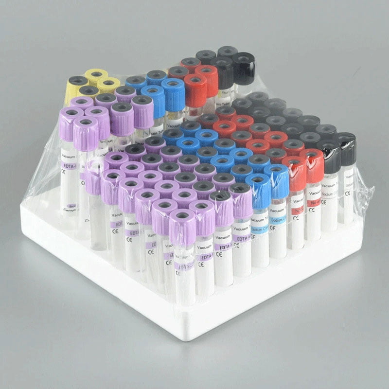 Disposable Vacuum Blood Collection Tube Custom Cap Tubes