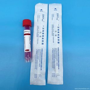 Medical vascular ESR tube containing sodium citrate