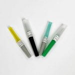 Disposable medical vacuum blood collection needl