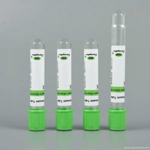 ISO 13485 heparin sodium gel plasma collection tube
