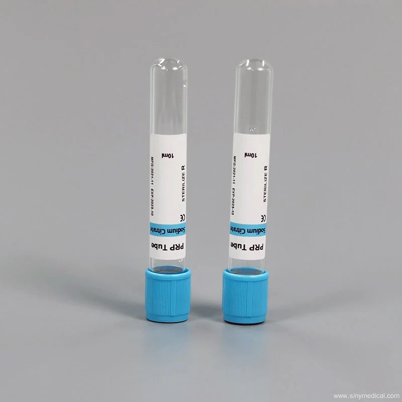 Medical Consumables Blue Cap Vacuum Blood Collection Tubes