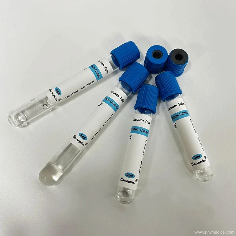 Medical Consumables Blue Cap Vacuum Blood Collection Tubes Medical Consumables Blue Cap Vacuum Blood Collection Tubes