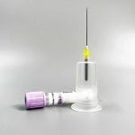 Medical disposable pen type vacuum blood collection needle