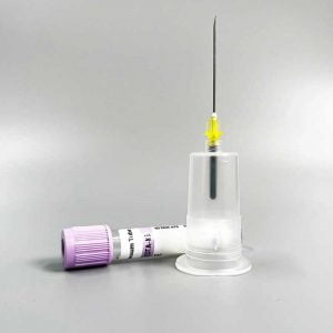 Medical disposable pen type vacuum blood collection needle