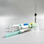 Medical disposable pen type vacuum blood collection needle