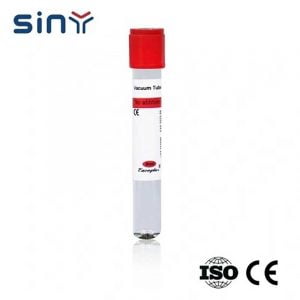 Siny-Medical-Red-Top-No-additive-Vacuum-Tube