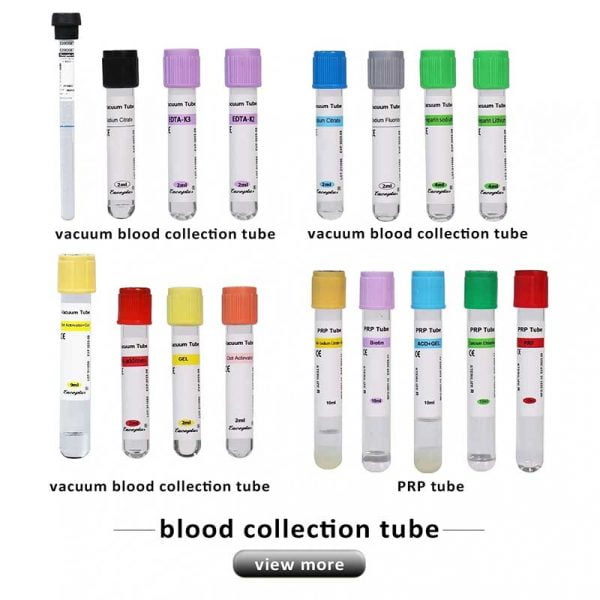 Sterile blood collection vessel EDTA K2 K3&ISO13485 CE