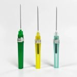 Sterile disposable multi sample vacuum blood sampling needle