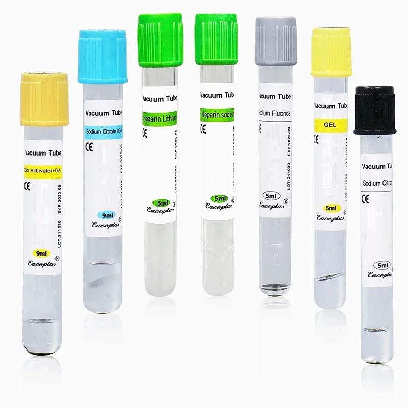 Vacuum Blood Collection Tube Heparin Sodium Lithium Tubes