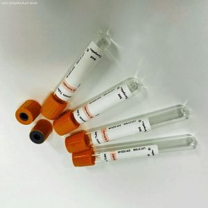 Vacuum blood collection vessel serum tube with CE