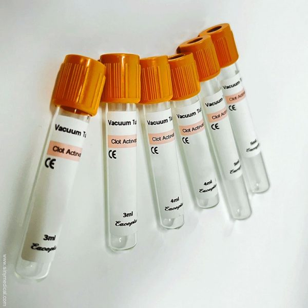 Vacuum blood collection vessel serum tube with CE