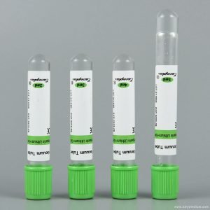Vacuum blood vessel heparin lithium gel tube