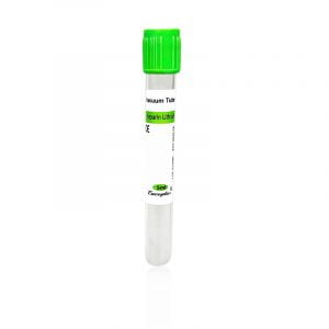 Vacuum heparin lithium gel for blood vessel collection