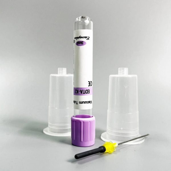 Vacuum tube pen type disposable blood sampling needle
