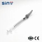 1ml Disposable Syringe Luer Lock with Safety Needle 2