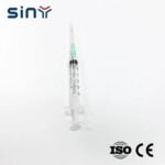 3 Parts Luer Slip 3ml Syringe with Needle 2