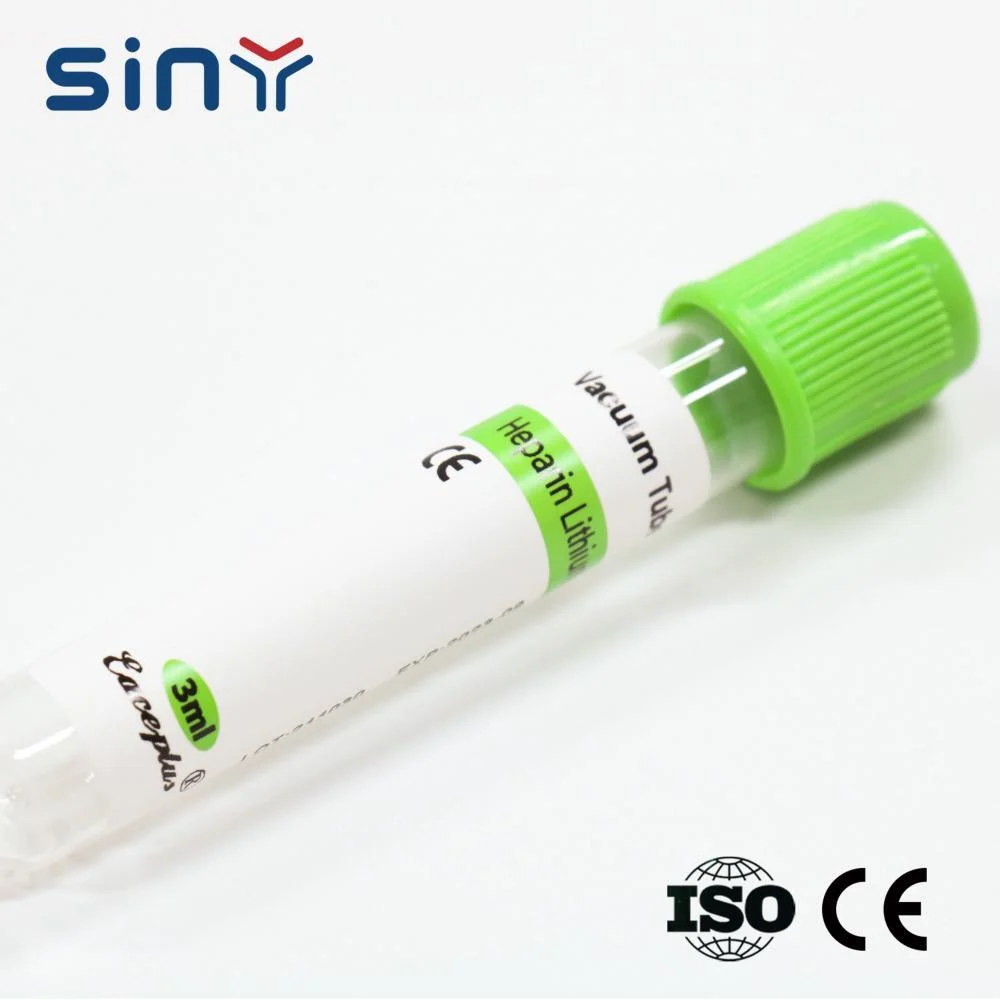 3ml Lithium Heparin Tube for Blood Collection