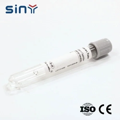 5ml Sodium fluoride Tube with Grey Cap