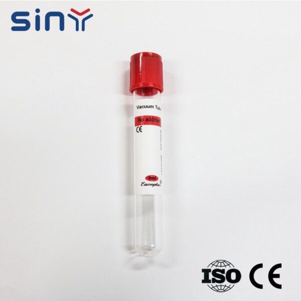 6ml No Additive Vaccum Blood collection tube