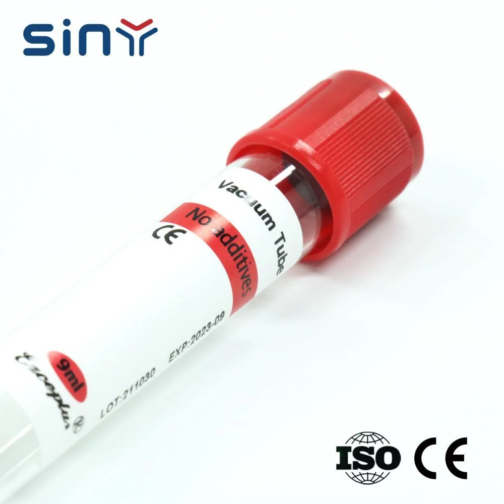 6ml No Additive Vaccum Blood collection tube 2 1