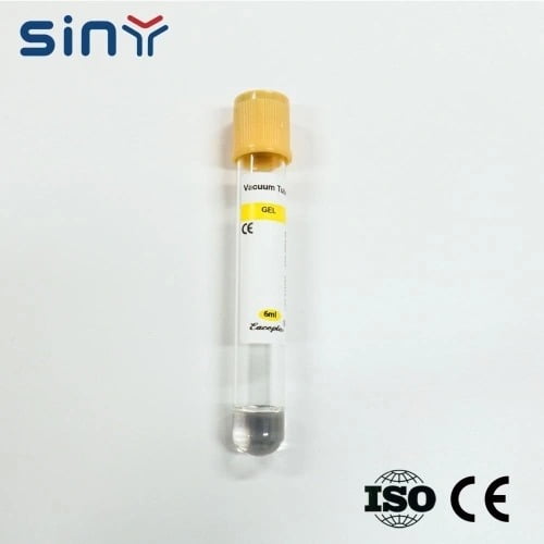 6ml Yellow Cap Blood Collection Tube with Gel
