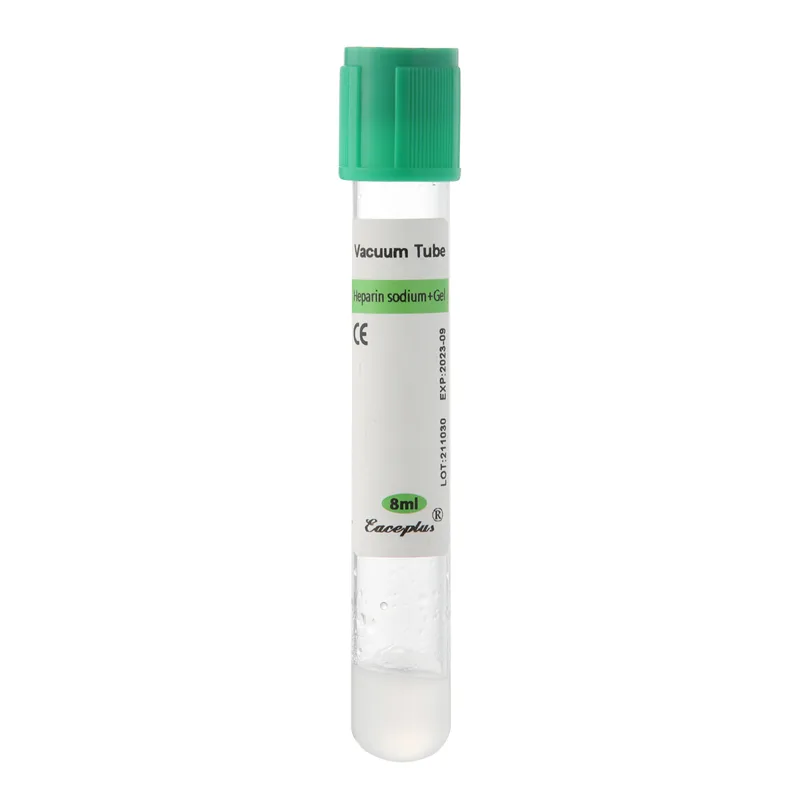 8ml Heparin Sodium Gel Vacuum Tube