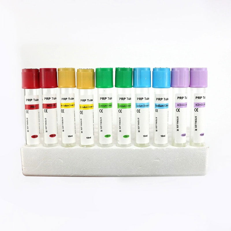 Custom cap PrP tube disposable medical supplies