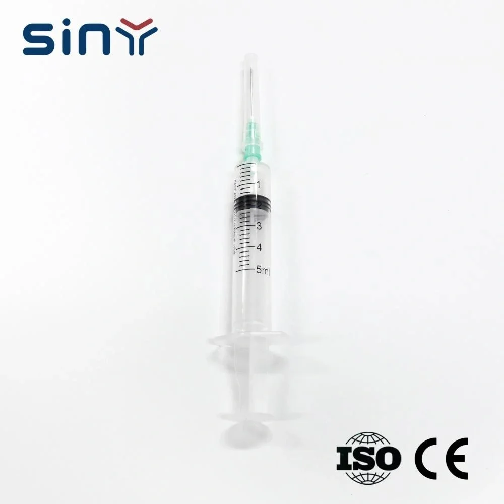 Disposable 5ml Luer Slip Syringe With Needle 1