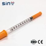 Disposable Insulin Syringe 1Ml 0.5ML With Fixed Needle 2