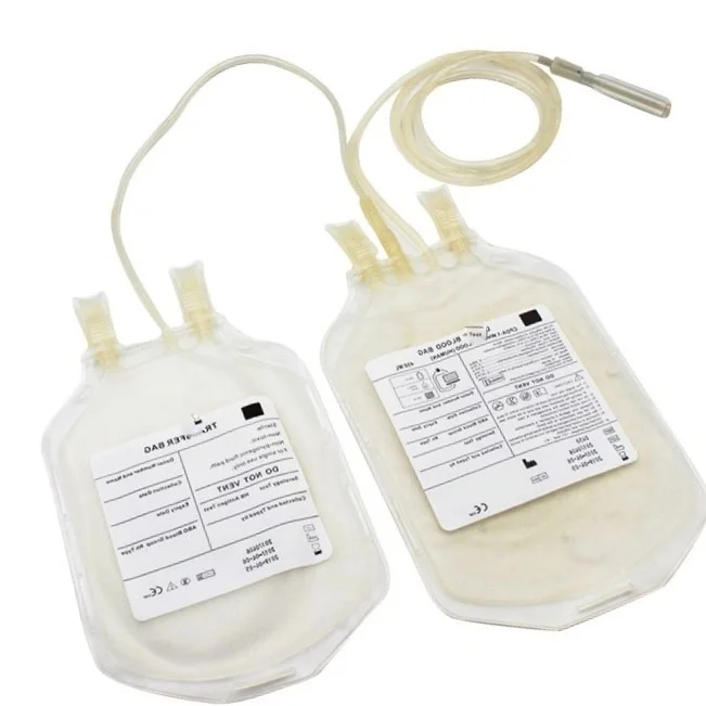 Disposable Sterile Single Double Triple Quadruple Blood Bag 2 10