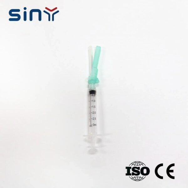 Disposable Syringe Luer lock with safety Cap 2