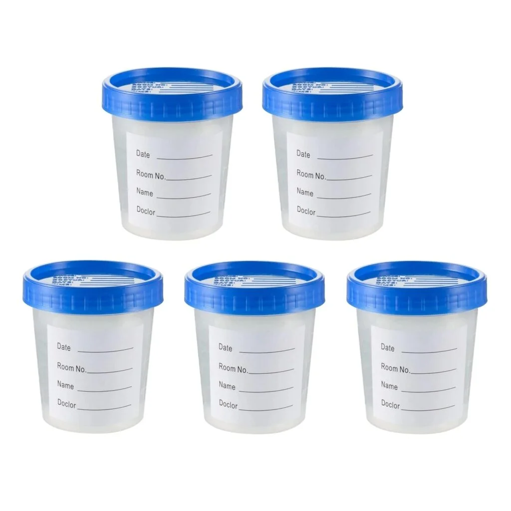 Hospital disposable plastic urine container 8