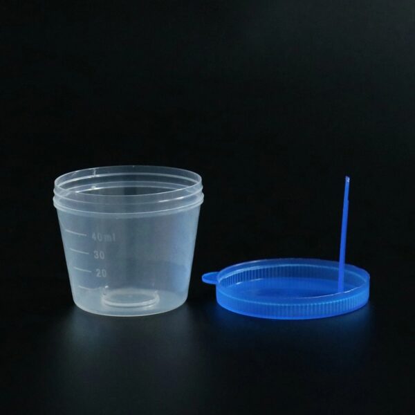 Laboratory 30ml Sterile Stool Cup Container Medical Products 2