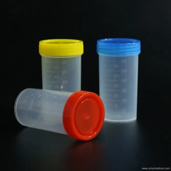 Laboratory 60ml Disposable Medical Supplies Urine Cup 9