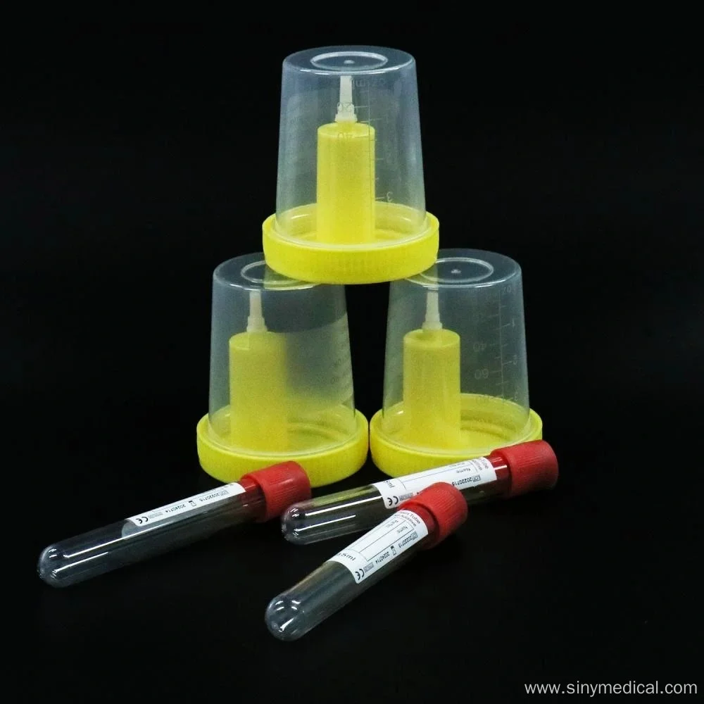 Medical Supplies Urine Sample Cup with collection tube 5