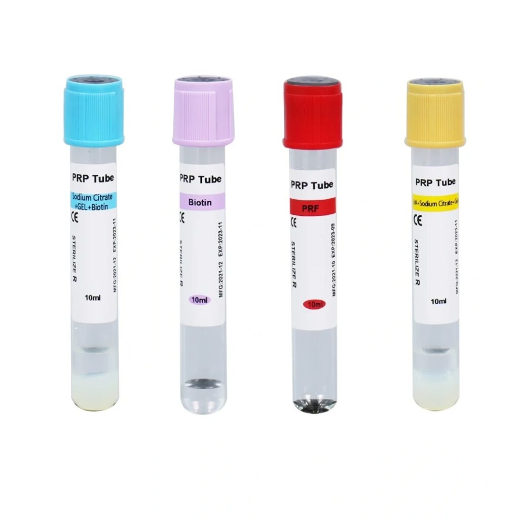 PRP tube for tendon injury specimen collection