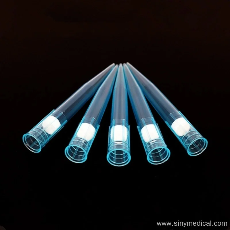 Siny Plastic Eppendorf Filter Tip Disposable Pipette Tips 6