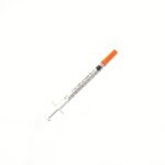Sterile Disposable Medical Insulin Syringe with Orange Cap 1