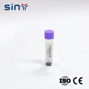 Purple Cryogenic Vial Cap 2D Cryovial 2